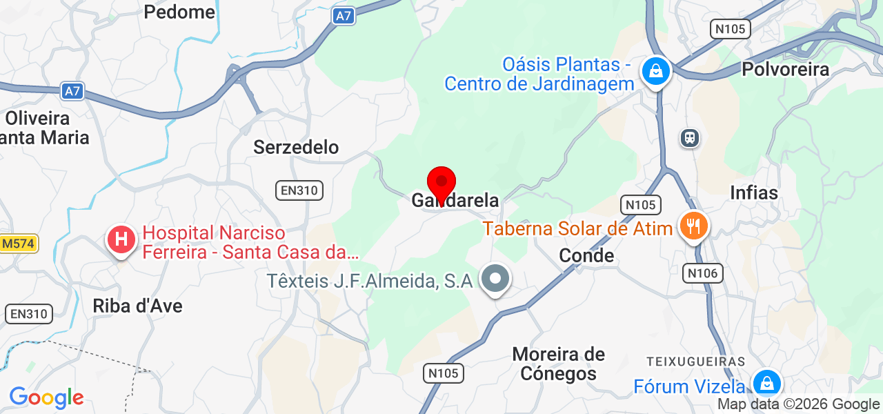 Rafael - Porto - Lousada - Karte