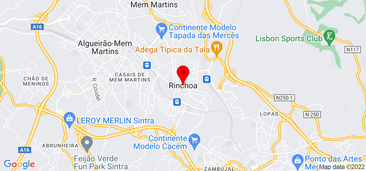 Maria Stela Miguel - Lisboa - Sintra - Karte