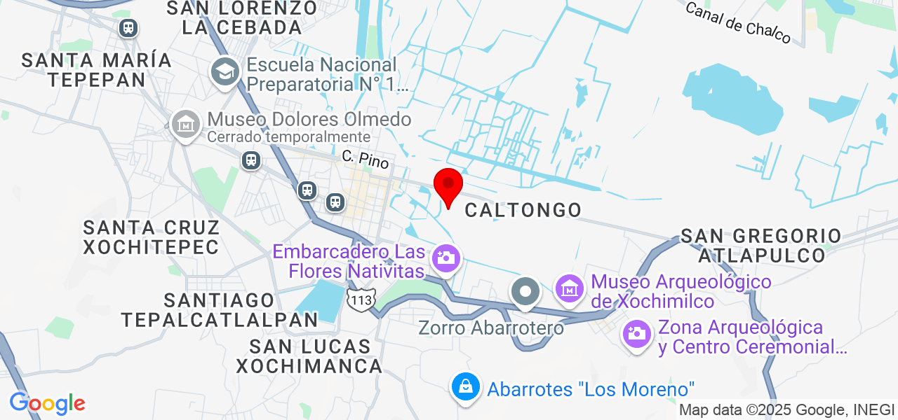Floreria margarita - Ciudad de Mexico - Xochimilco - Map