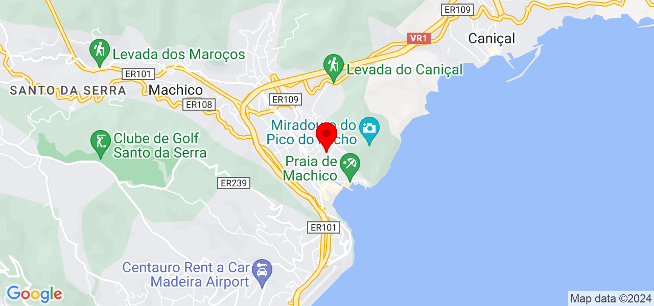 Bárbara - Madeira - Machico - Mapa