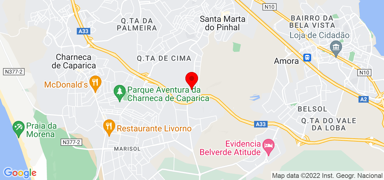 Safia Anifo - Setúbal - Seixal - Mapa