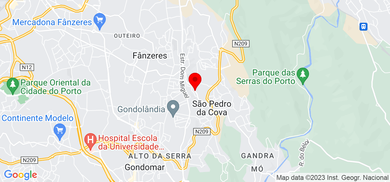 Papelaria Bruxinha - Porto - Gondomar - Mapa