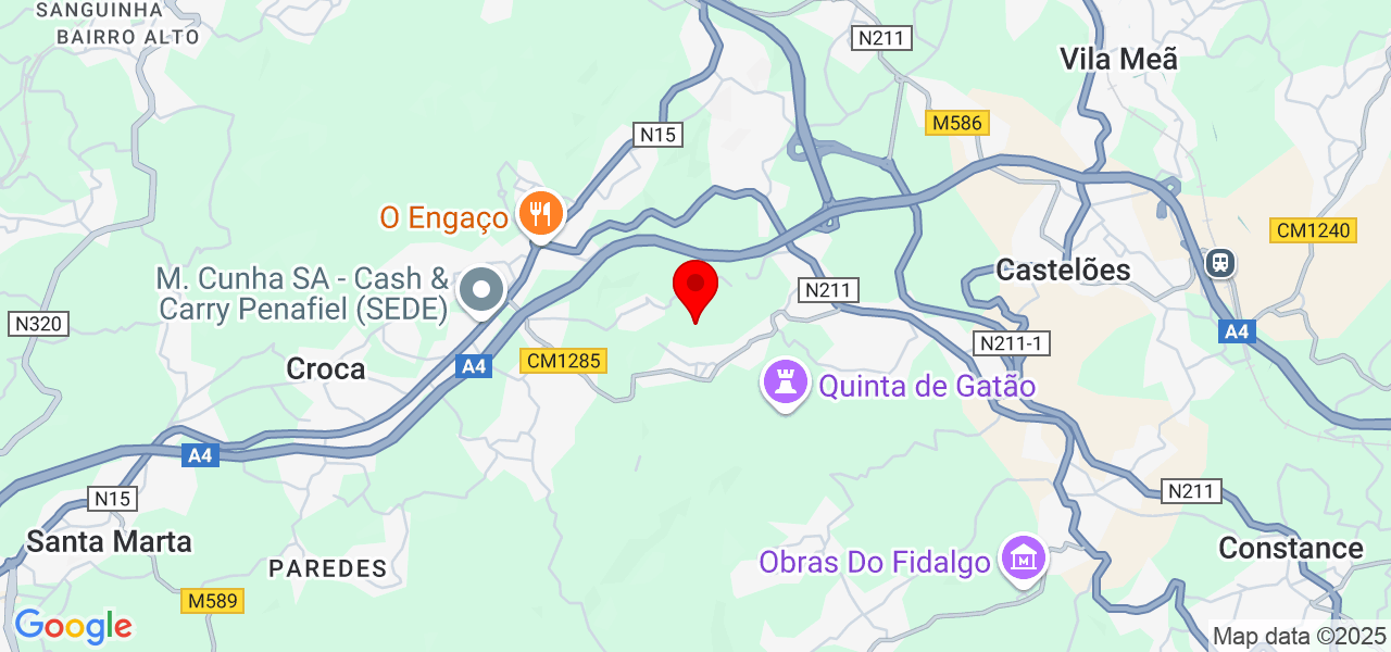 Mariana Moreira - Porto - Penafiel - Mapa