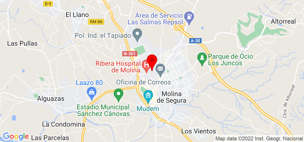 Marian - Región de Murcia - Molina de Segura - Mapa