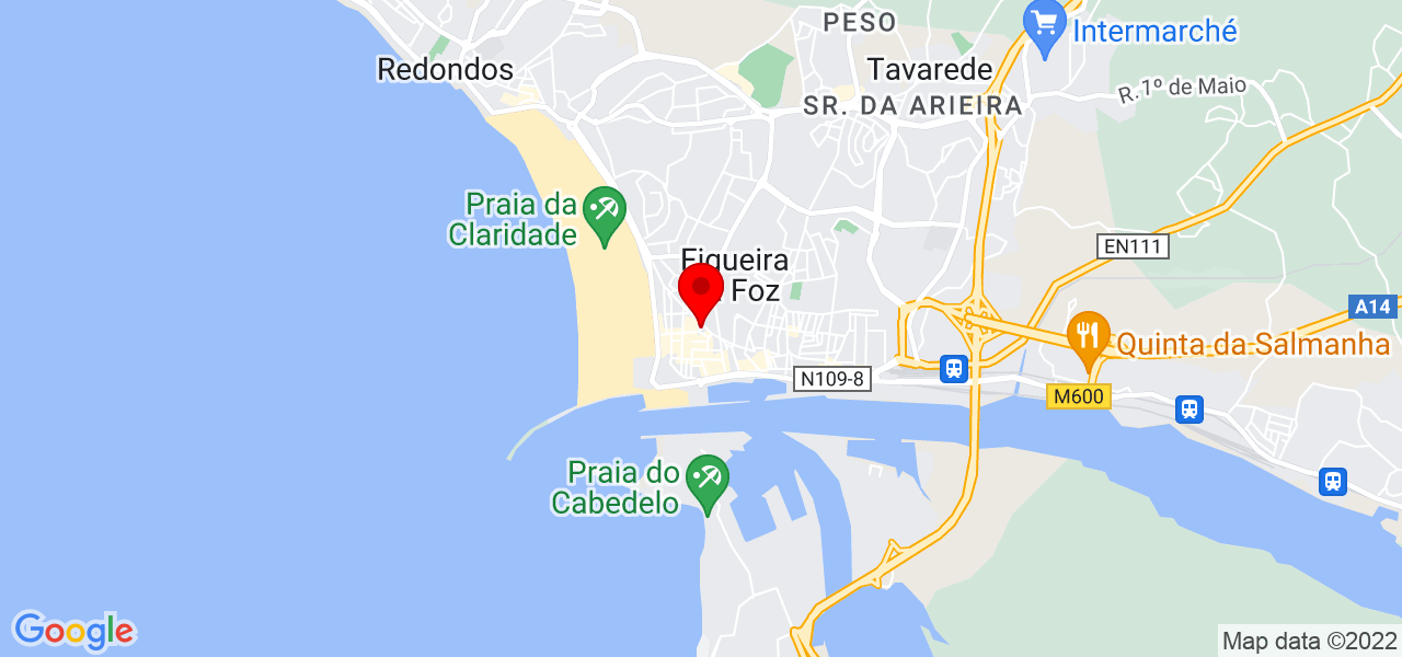 Paula - Coimbra - Figueira da Foz - Mapa