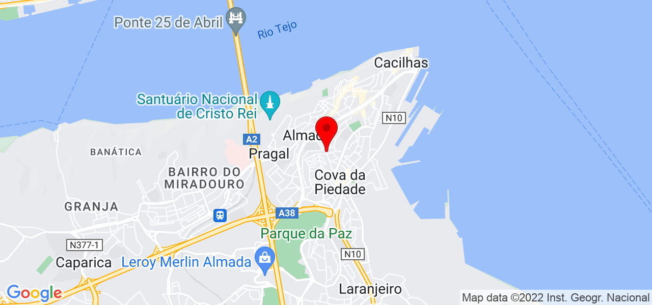 CBA | CONSULTING &amp; BUSINESS - Setúbal - Almada - Mapa