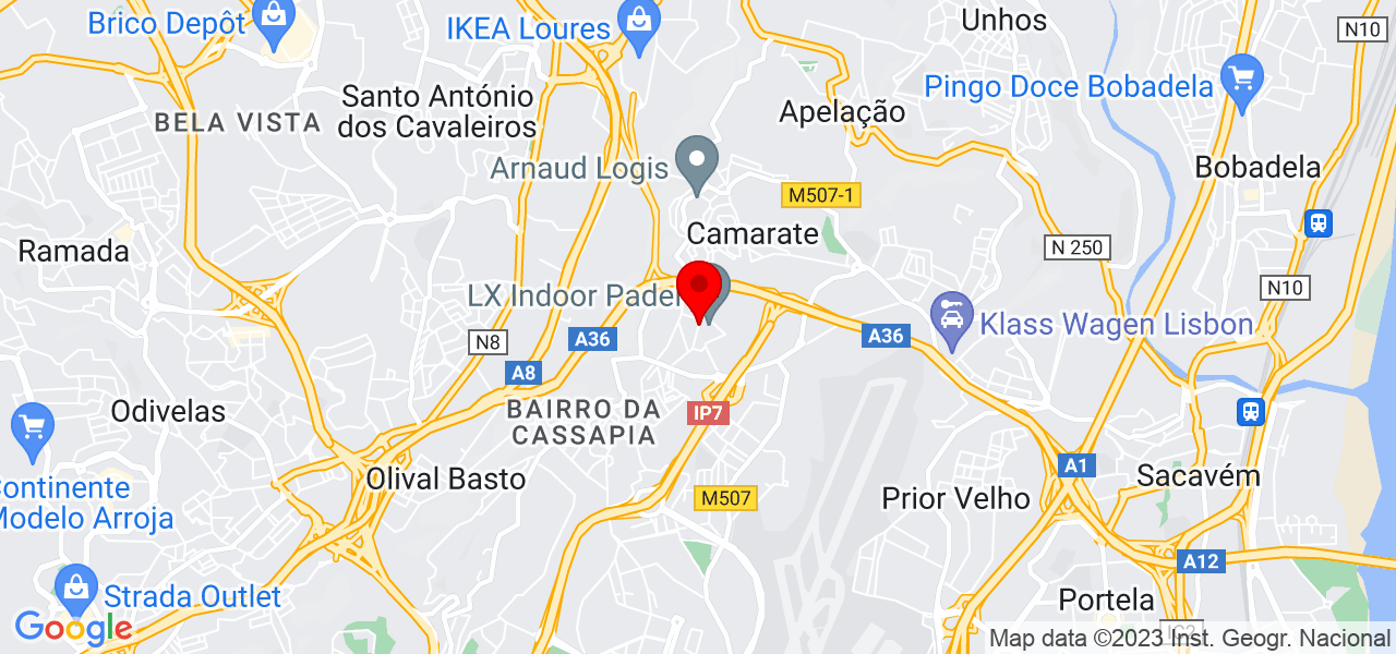 douglas nacibe da silva - Lisboa - Loures - Mapa