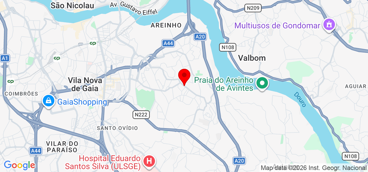 Dinis cabreira - Porto - Vila Nova de Gaia - Map