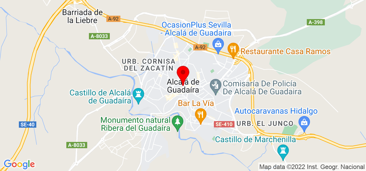 Jes&uacute;s - Andalucía - Alcalá de Guadaíra - Mapa