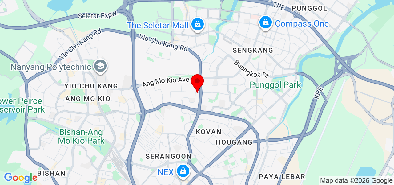 Bentec Components & Trading Pte Ltd - North East - District 19 - Mapa