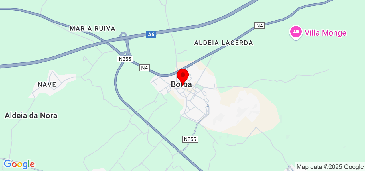 Pomar ( jardinagem e relvas ) - Évora - Borba - Karte