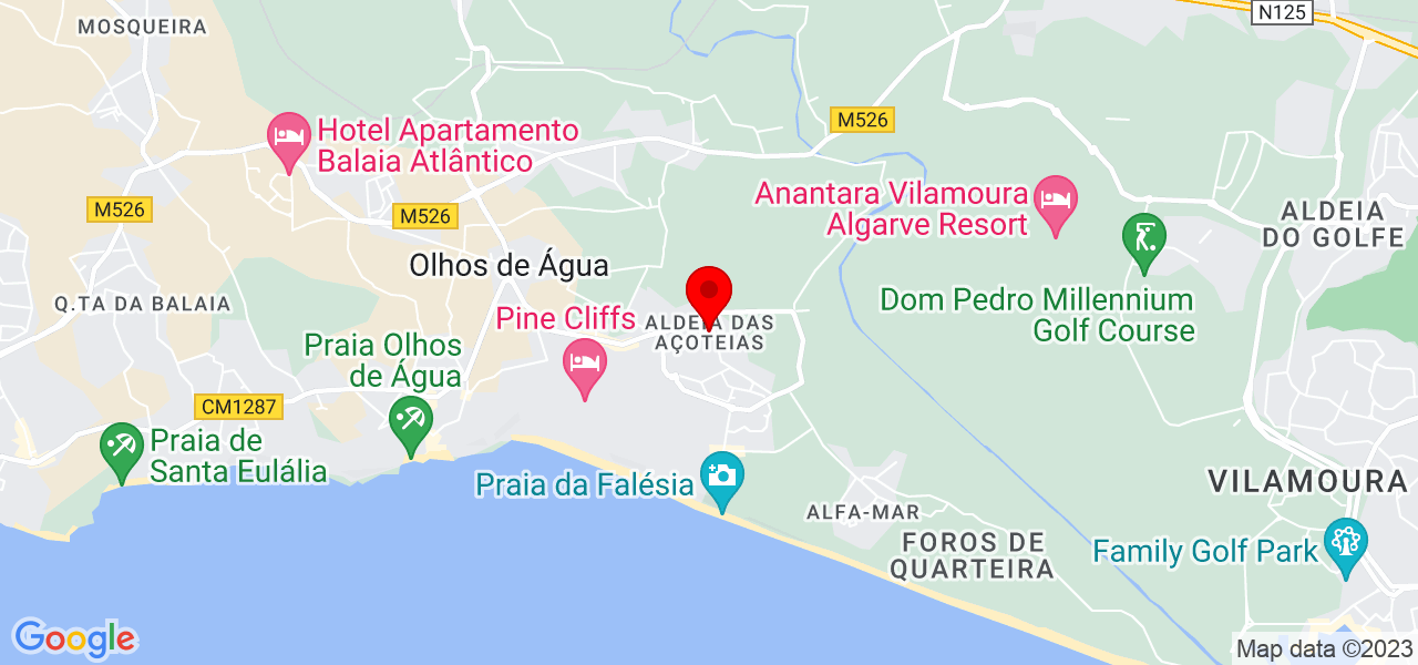 Adriano Ferreira - Faro - Albufeira - Mapa