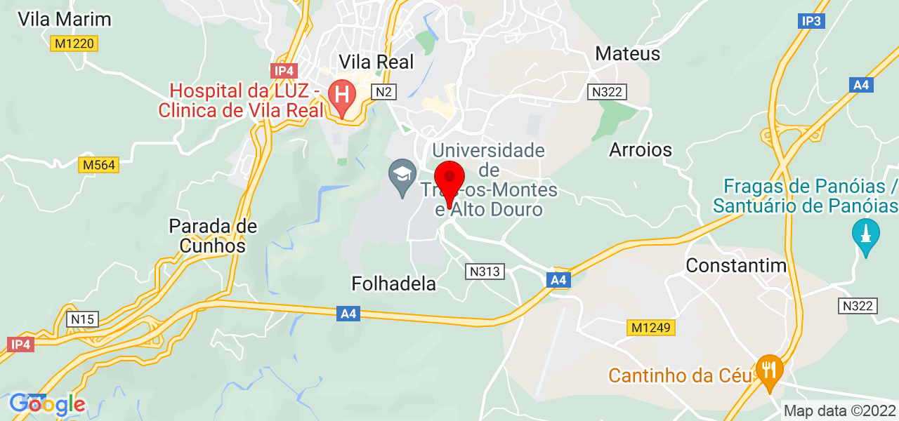 Professora de dan&ccedil;a - Vila Real - Vila Real - Mapa