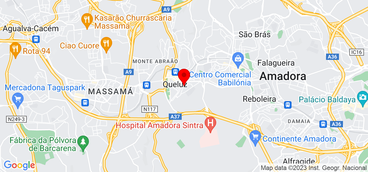 Daniela Borba - Lisboa - Sintra - Mapa