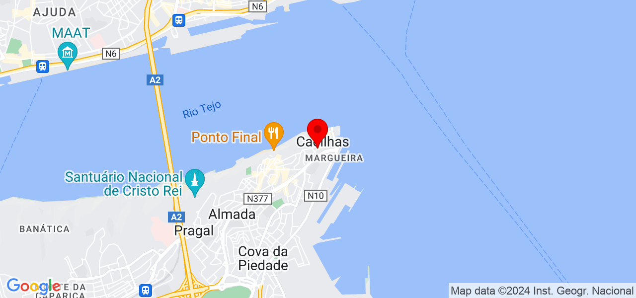 Arq. João Molinar - Setúbal - Almada - Karte