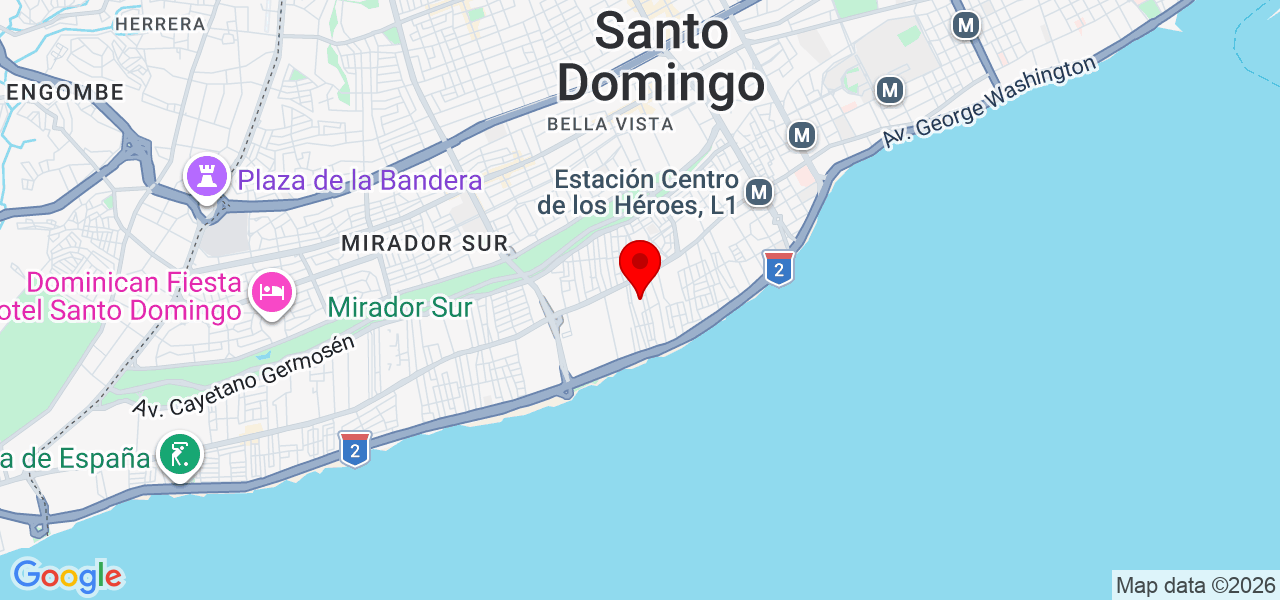 prodby.70 - Distrito Nacional - Santo Domingo de Guzmán - Map