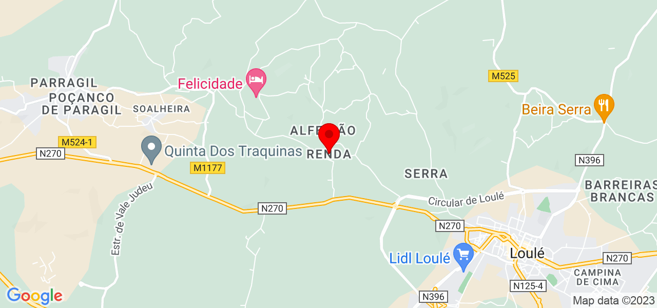 Rui Guerreiro - Faro - Loulé - Mapa