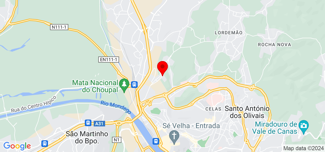Ivonete - Coimbra - Coimbra - Mapa