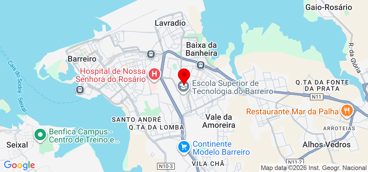 Miguel Borges - Setúbal - Barreiro - Map
