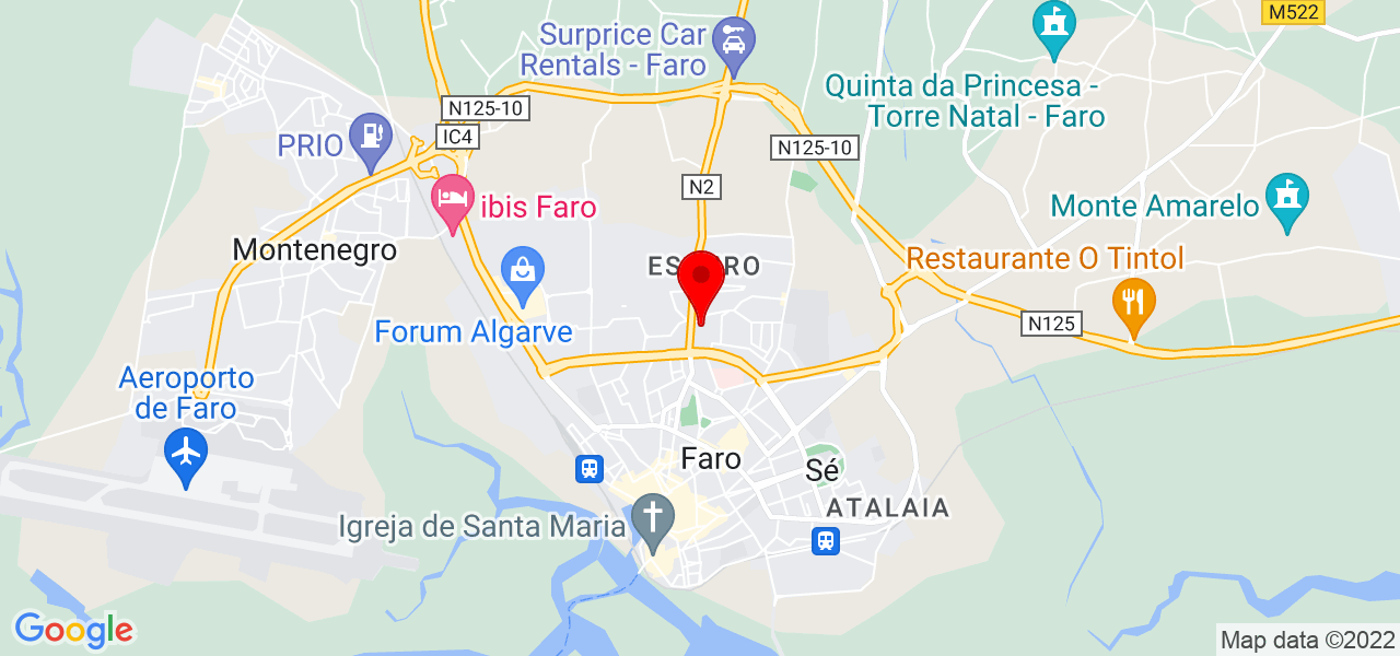 Luzia - Faro - Faro - Mapa