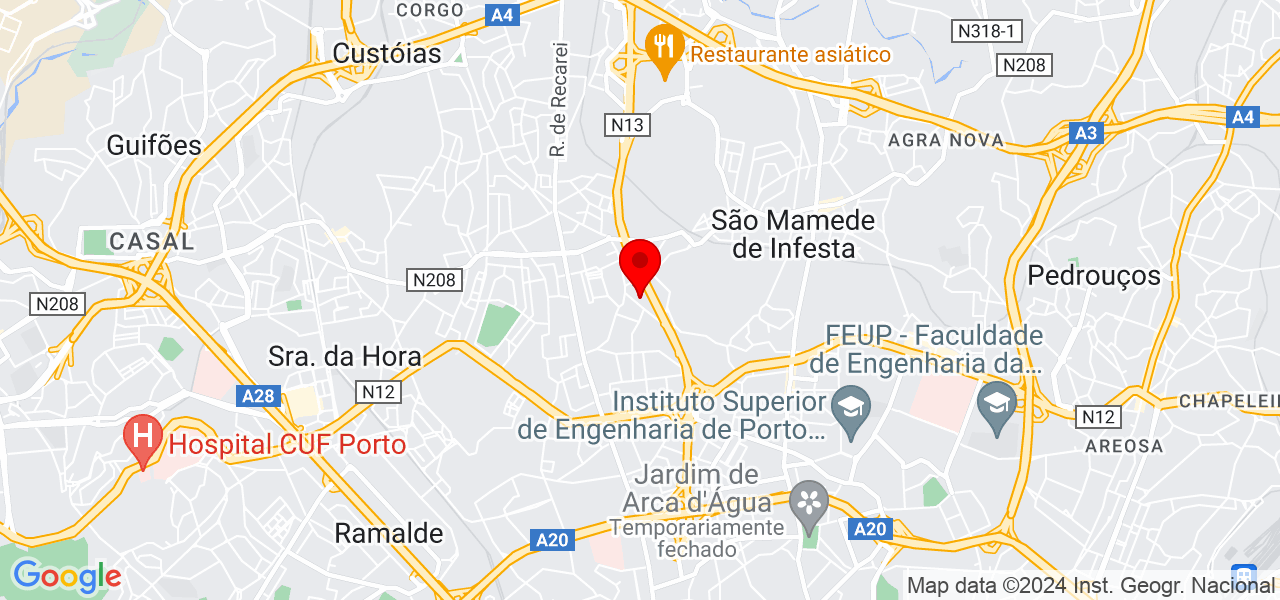 Belmiro Rebelo - Porto - Matosinhos - Mapa