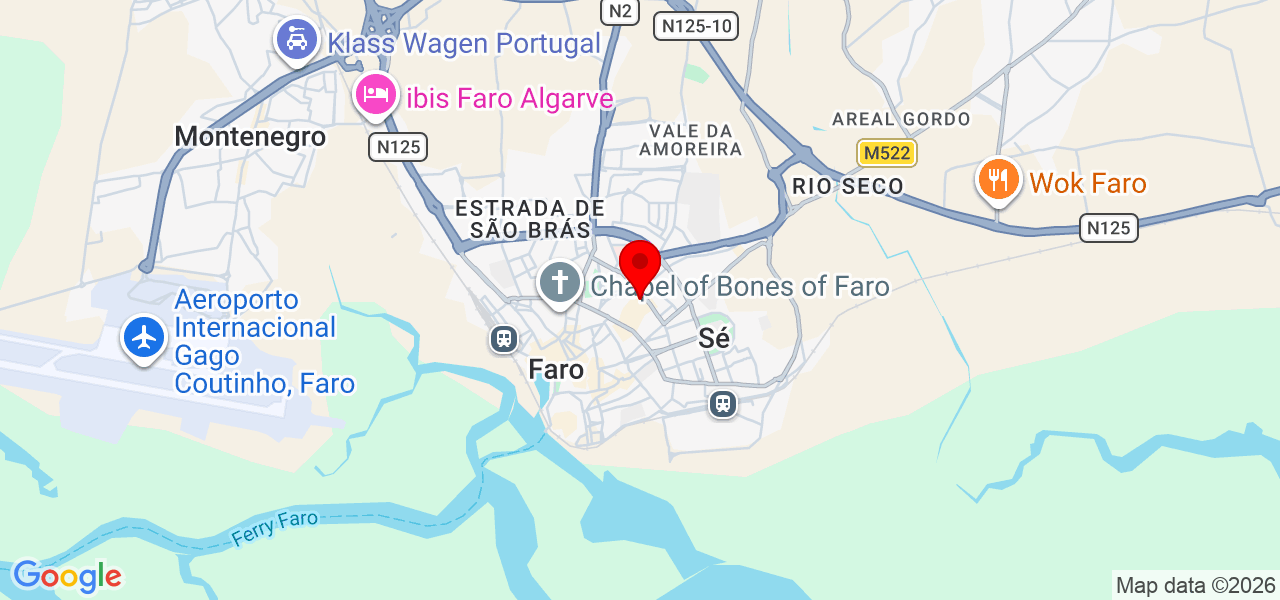 Dora Cavaco - Faro - Faro - Karte