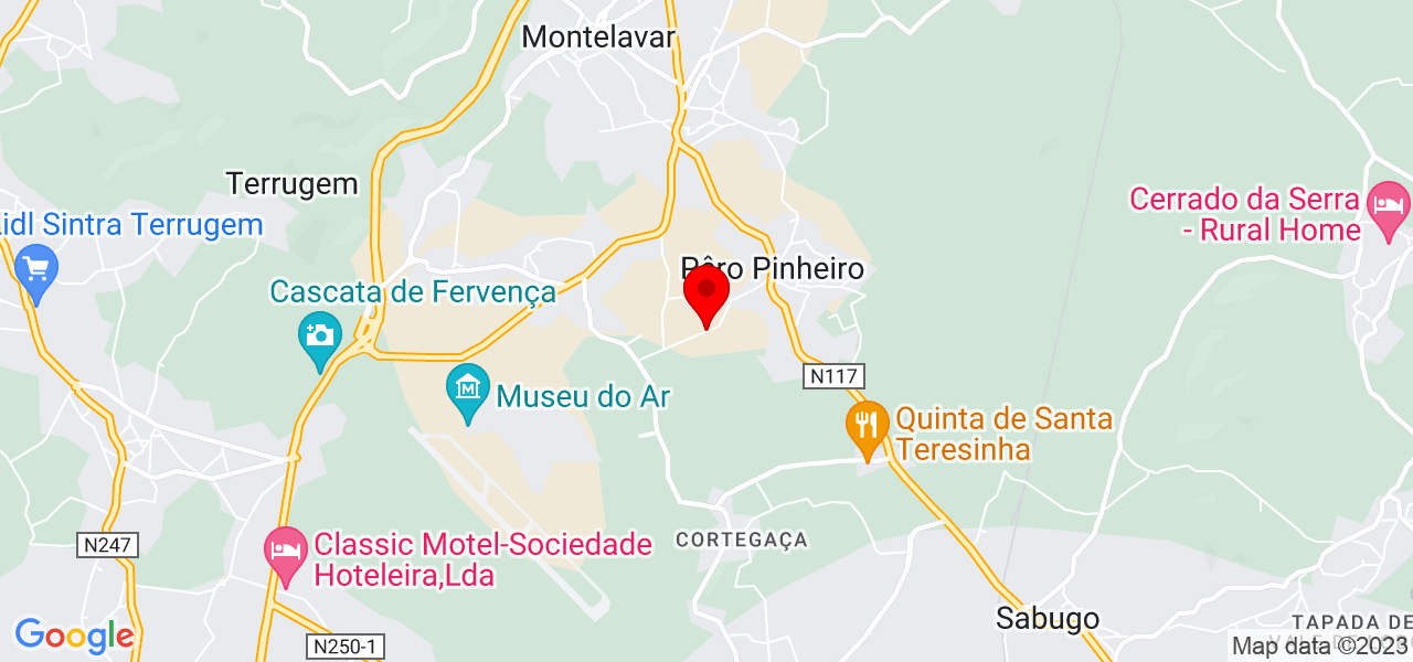 Cl&aacute;udia - Lisboa - Sintra - Mapa
