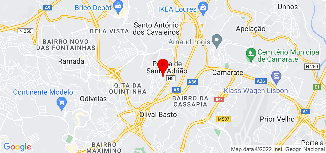 Alicia - Lisboa - Odivelas - Mapa