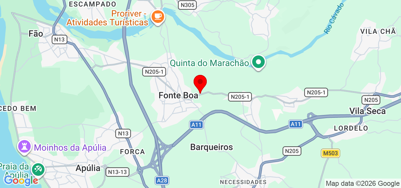 Renovações Sá - Braga - Esposende - Mapa