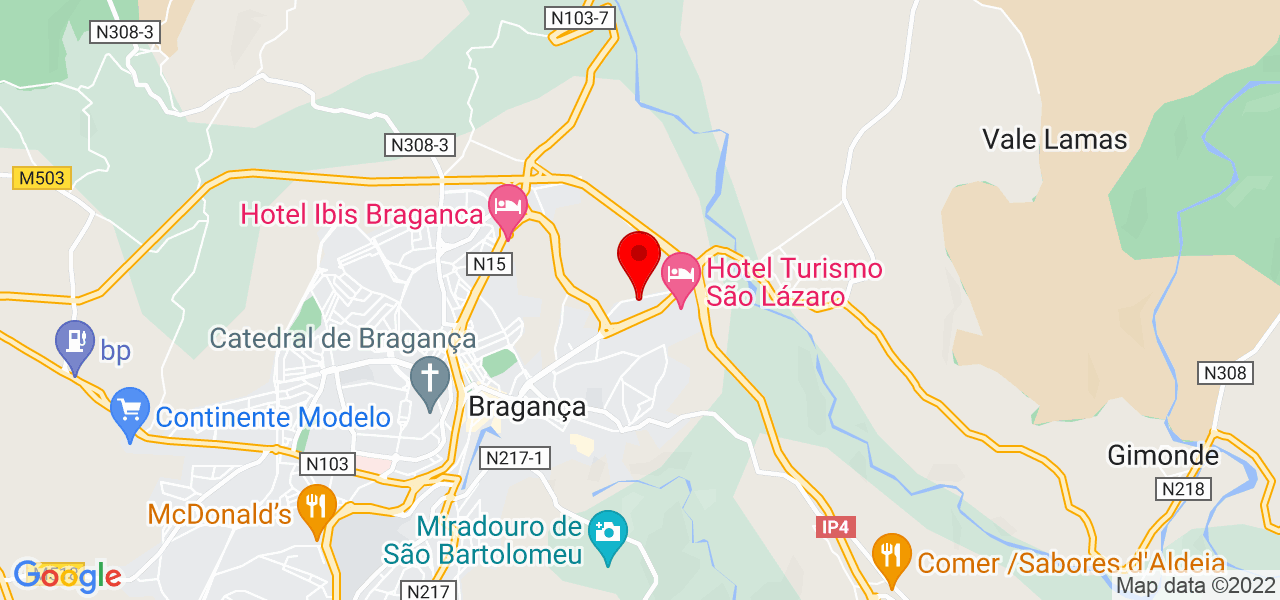 Diogo Saraiva - Bragança - Bragança - Mapa