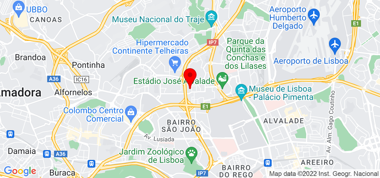 Bruno Silveira - Lisboa - Lisboa - Mapa