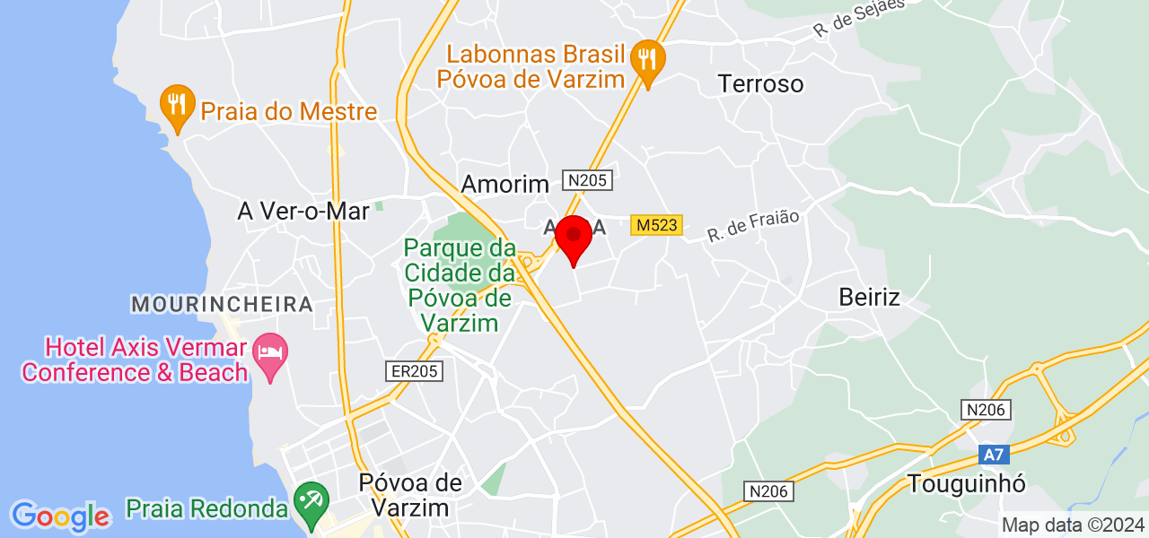 Inno Solutions - Porto - Póvoa de Varzim - Mapa