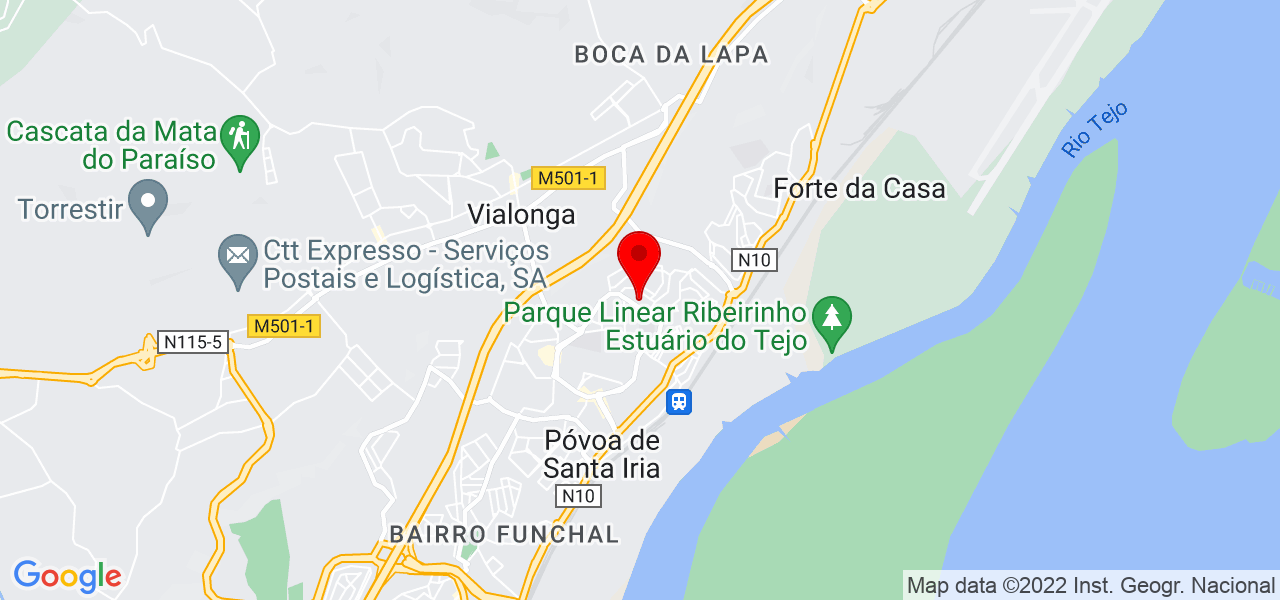 Pizo Lisbon Productions - Lisboa - Vila Franca de Xira - Mapa