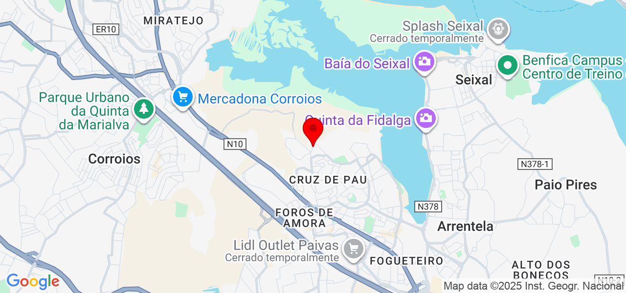 Sulamita - Setúbal - Seixal - Mapa