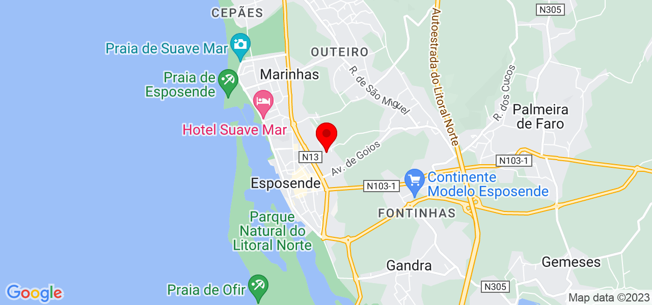 PM Infor - Braga - Esposende - Mapa