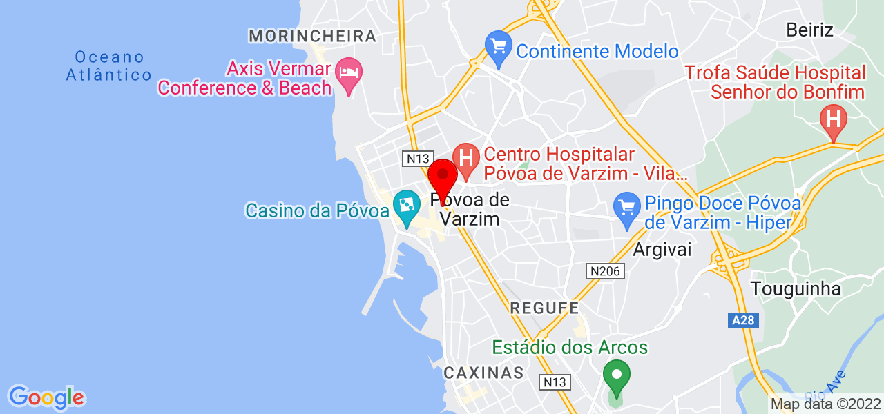 Sofia Tavares - Porto - Póvoa de Varzim - Mapa