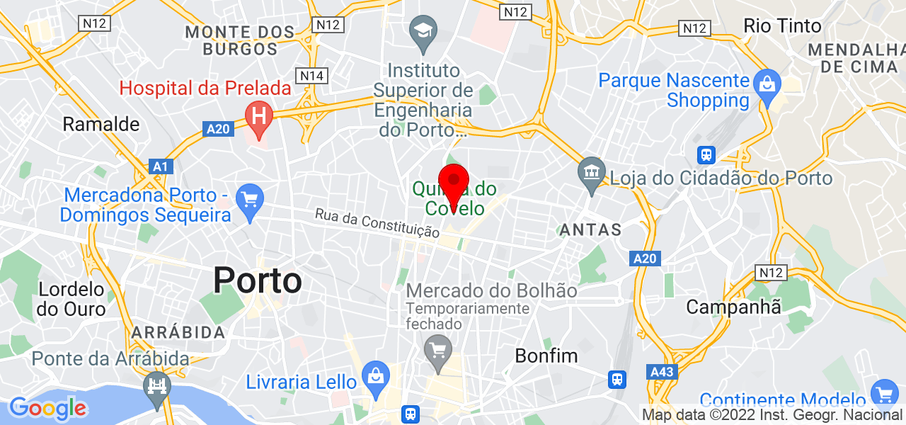 Diana Brzezinski - Porto - Porto - Mapa