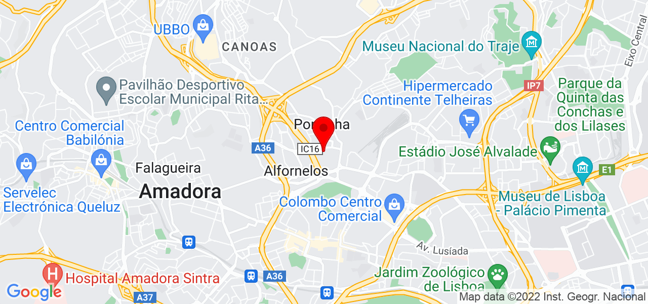 Diamond Wood - Lisboa - Odivelas - Mapa