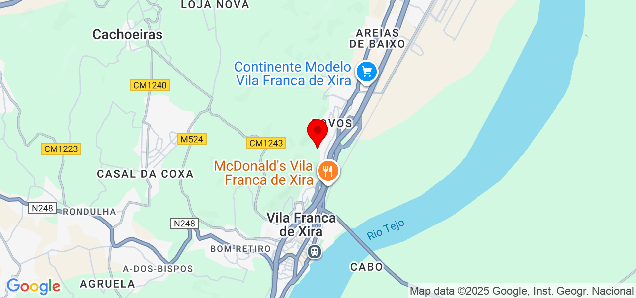 J&M Renovations - Lisboa - Vila Franca de Xira - Mapa