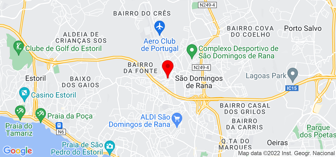 Norberto Henriques - Lisboa - Cascais - Mapa