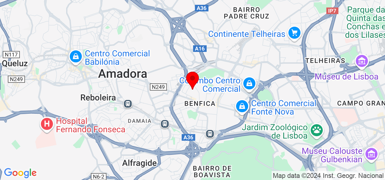 Ana Ferreira Pereira - Lisboa - Lisboa - Mapa