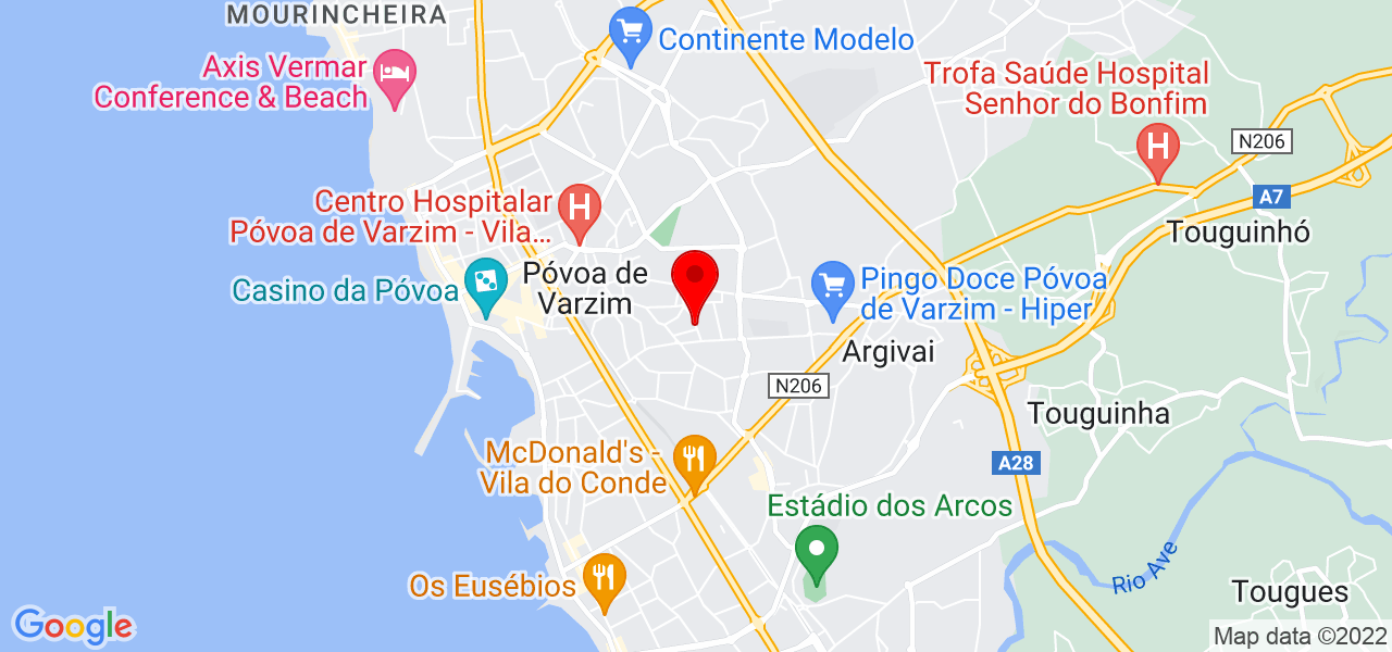 MGE Design - Porto - Póvoa de Varzim - Mapa