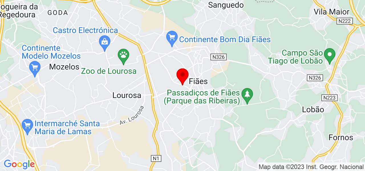 Silvana Pinho - Aveiro - Santa Maria da Feira - Mapa