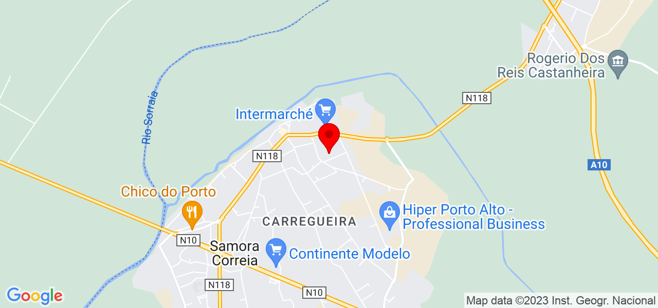Basi-on, Unipessoal lda - Santarém - Benavente - Mapa