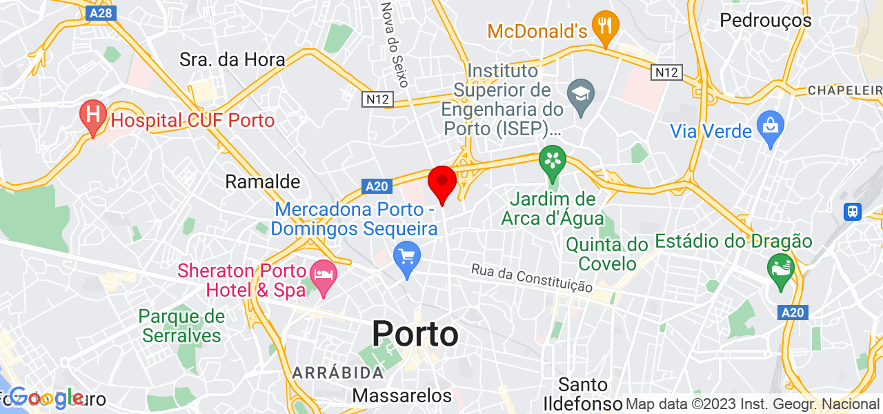 Lu&iacute;sa Portela - Porto - Porto - Mapa