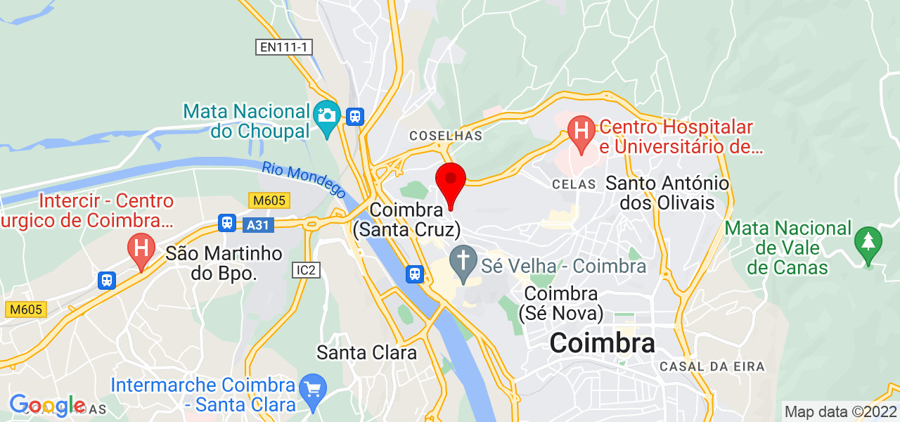 DELMAR CARREGOSA - Coimbra - Coimbra - Mapa
