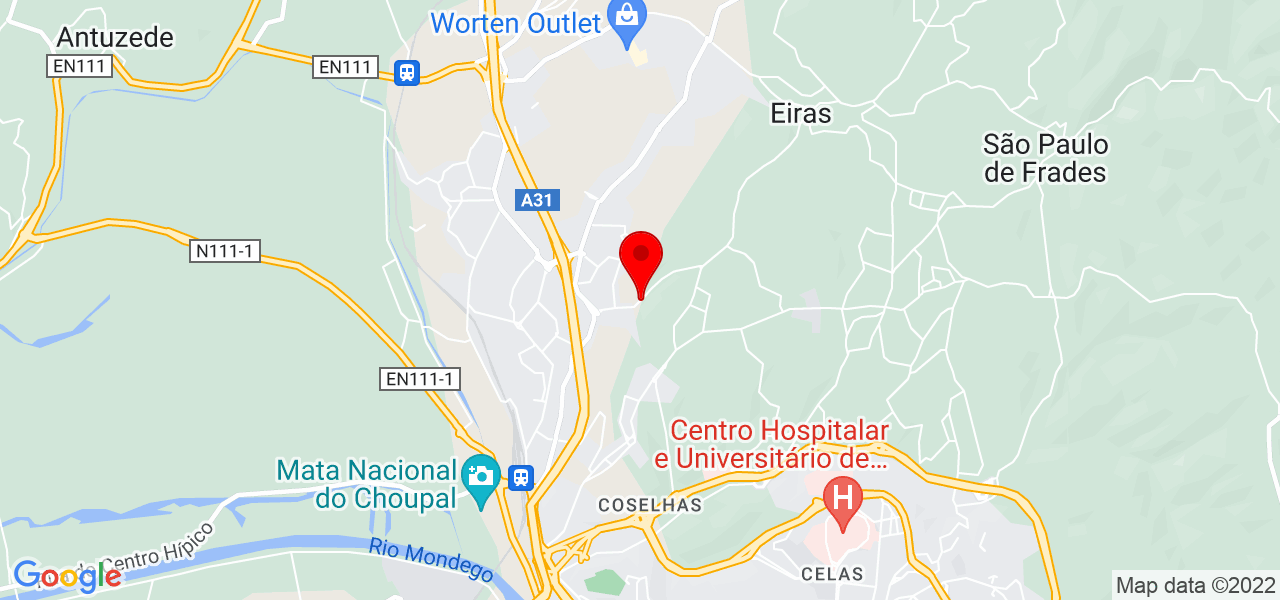 Jaime Rocheteau - Coimbra - Coimbra - Mapa
