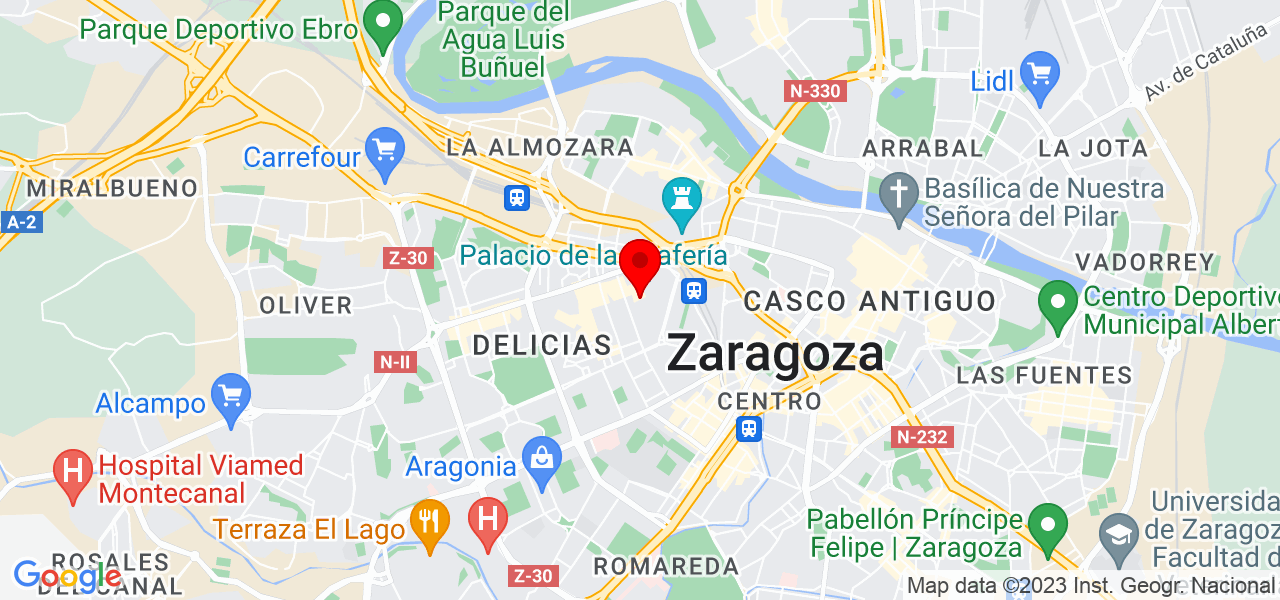 A.R Montanjes - Aragón - Zaragoza - Mapa