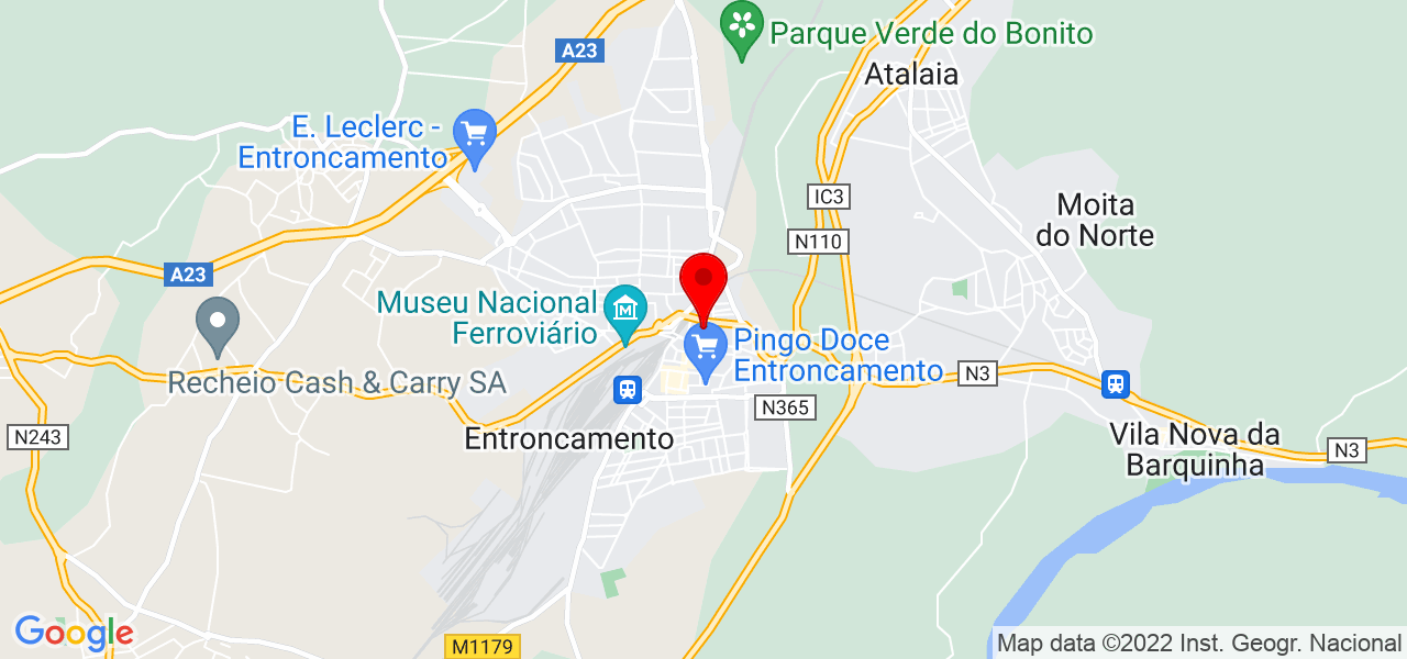 Mayaya julia - Santarém - Entroncamento - Mapa