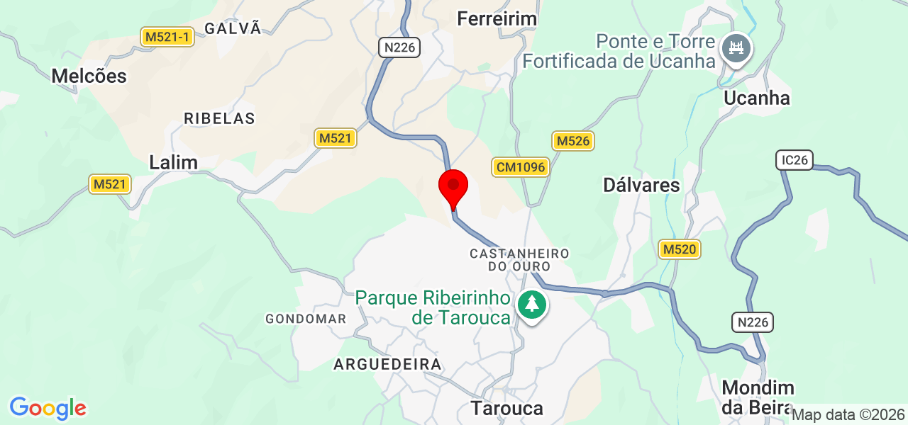 Sofycleaning - Viseu - Lamego - Karte